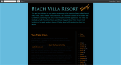 Desktop Screenshot of blog.beachvillaresort.com